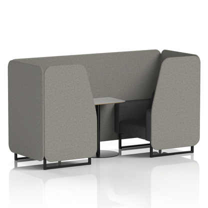 Brixworth Booth With Grey Table In Two Tone