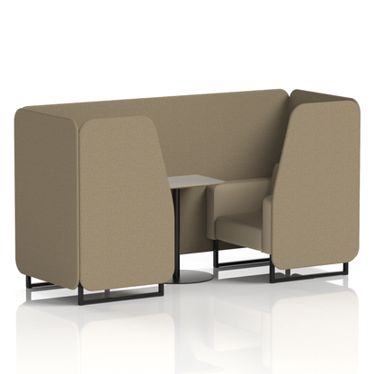 Brixworth Booth With Grey Table In Two Tone