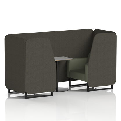 Brixworth Booth With Grey Table In Two Tone