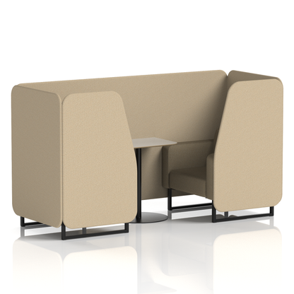 Brixworth Booth With Grey Table In Two Tone