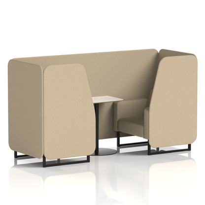 Brixworth Booth With White Table In Single Tone