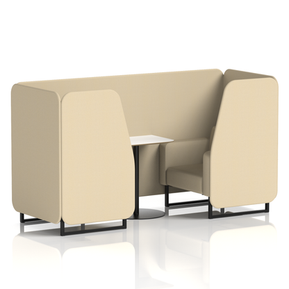 Brixworth Booth With White Table In Single Tone