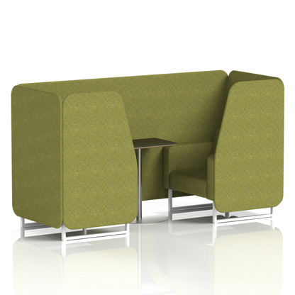 Brixworth Booth With Black Table In Single Tone