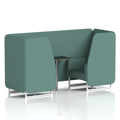 Brixworth Booth With Black Table In Single Tone