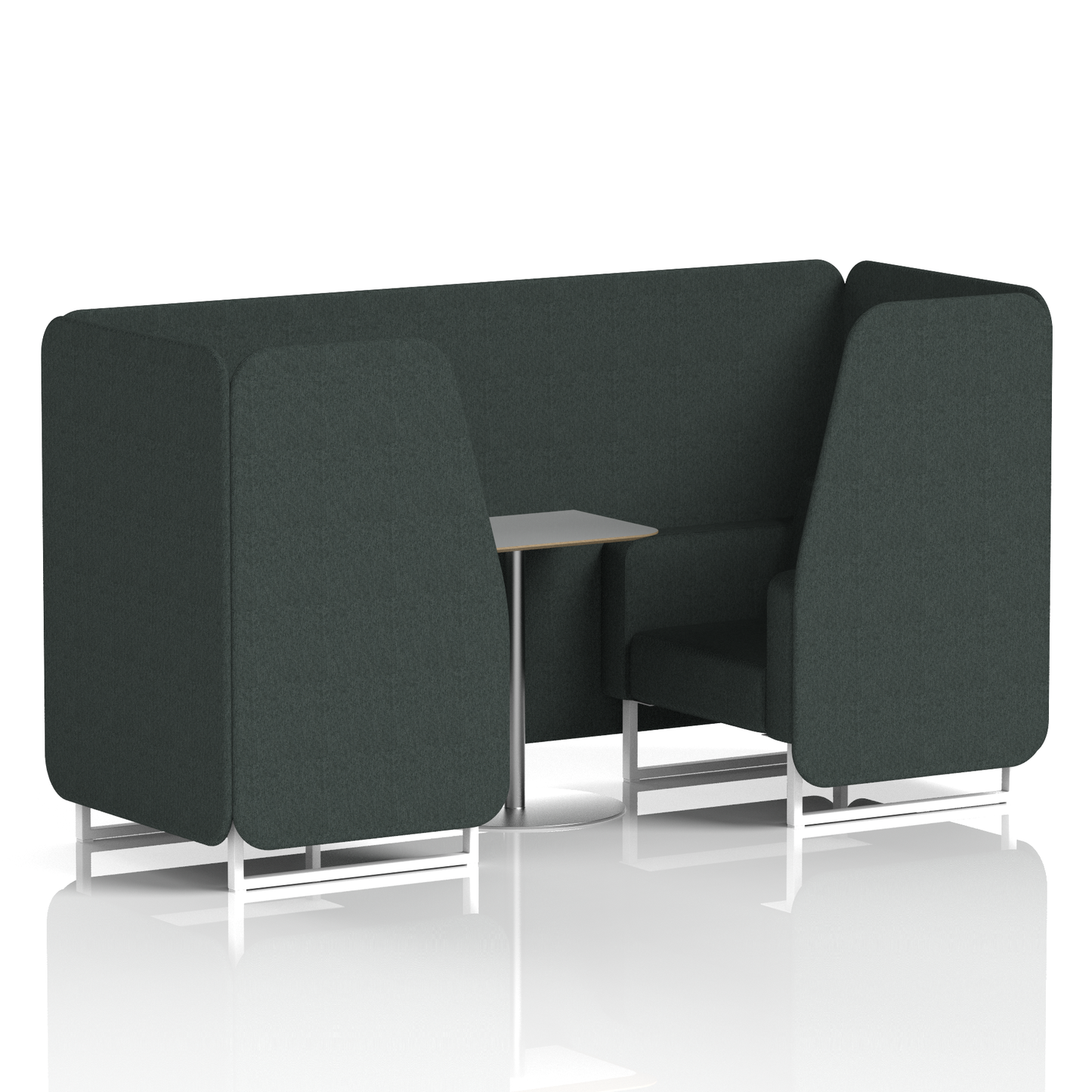 Brixworth Booth With Grey Table In Single Tone