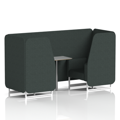 Brixworth Booth With Grey Table In Single Tone