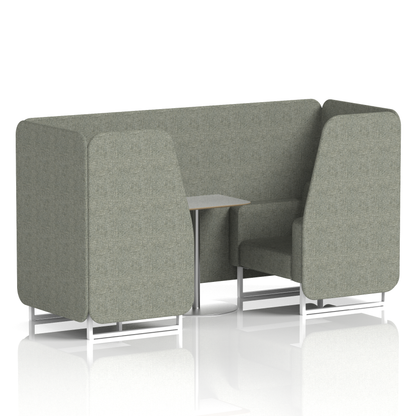Brixworth Booth With Grey Table In Single Tone