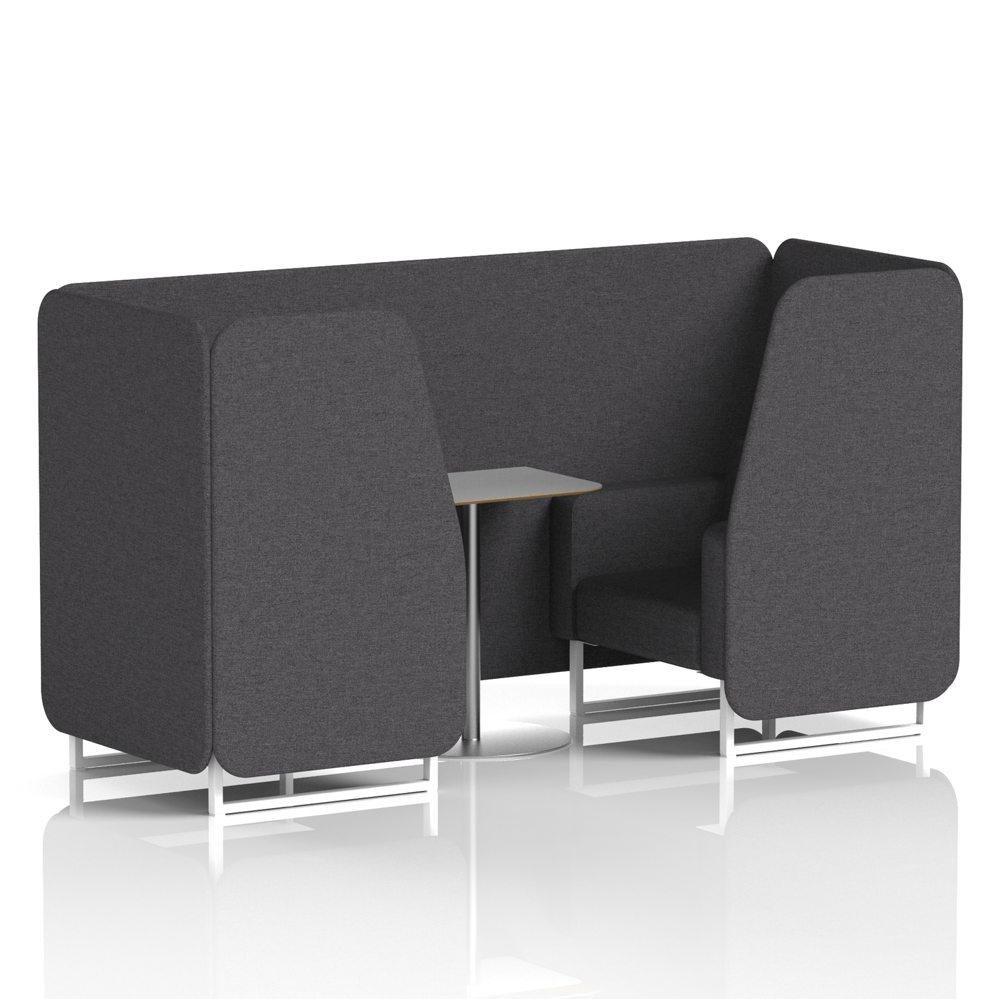 Brixworth Booth With Grey Table In Single Tone