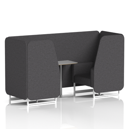Brixworth Booth With Grey Table In Single Tone