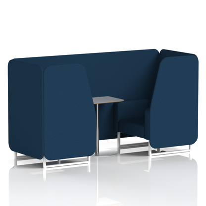 Brixworth Booth With Grey Table In Single Tone