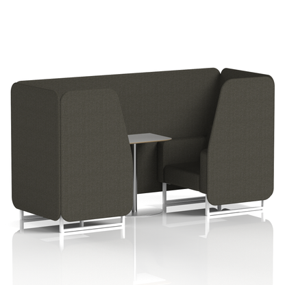 Brixworth Booth With Grey Table In Single Tone