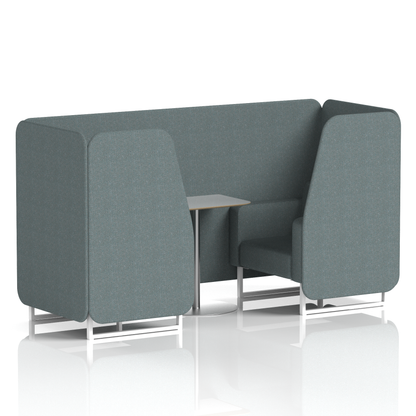 Brixworth Booth With Grey Table In Single Tone