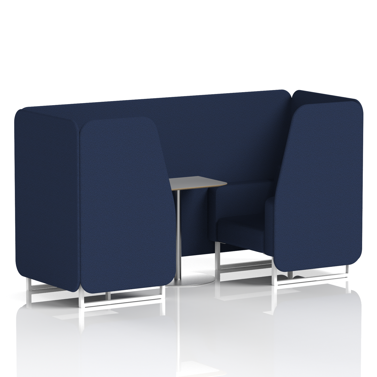 Brixworth Booth With Grey Table In Single Tone