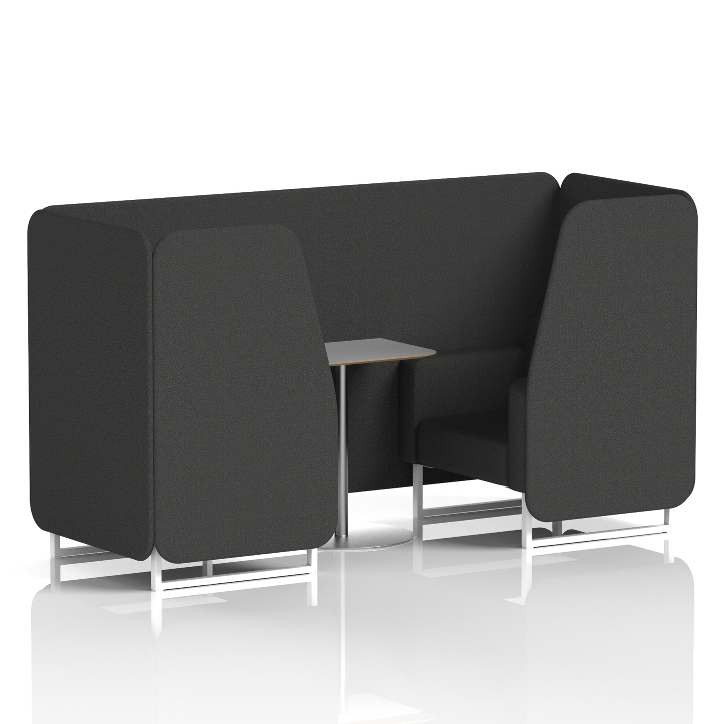 Brixworth Booth With Grey Table In Single Tone