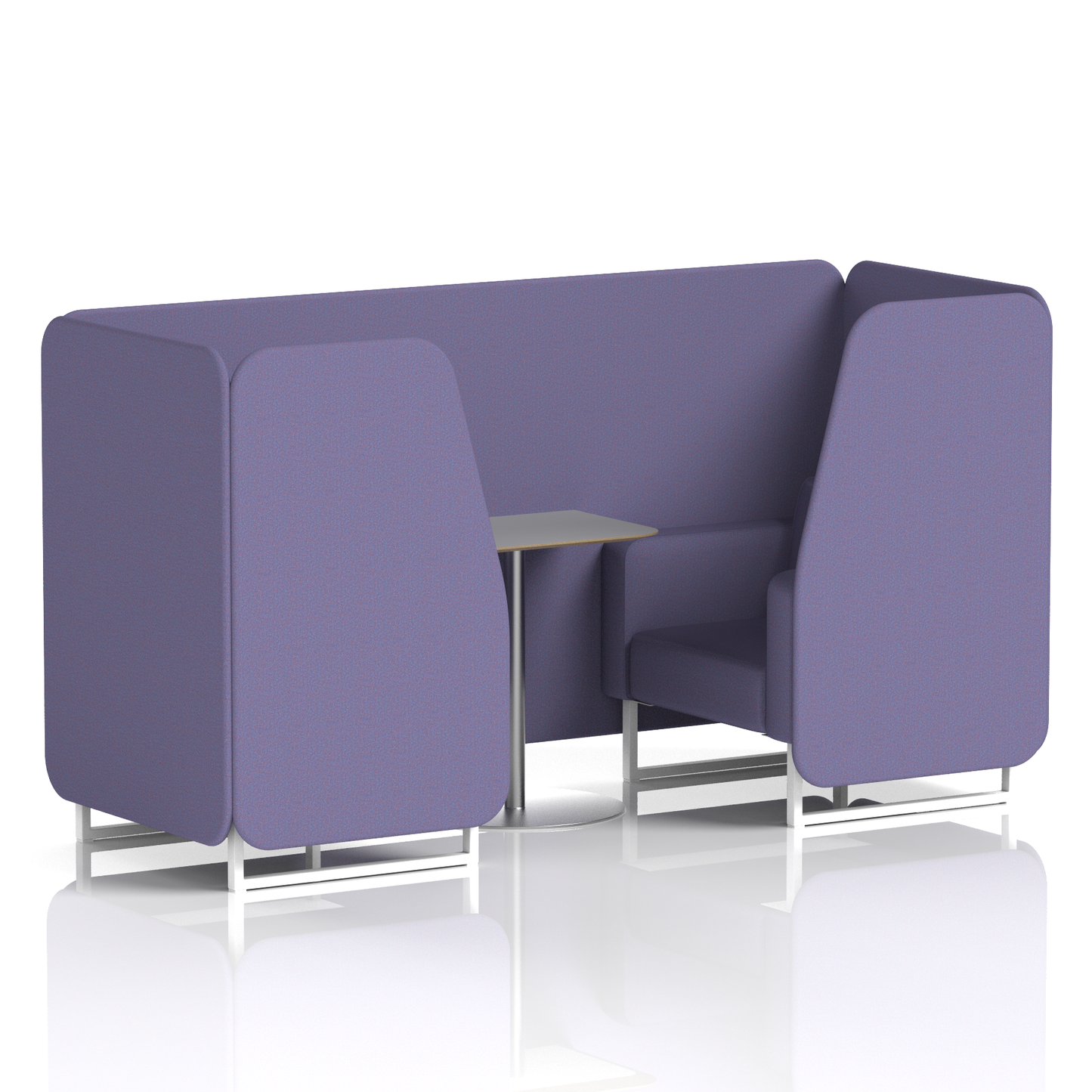 Brixworth Booth With Grey Table In Single Tone