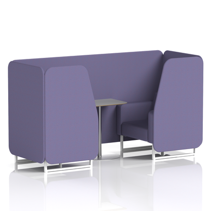 Brixworth Booth With Grey Table In Single Tone