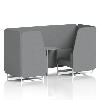 Brixworth Booth With Grey Table In Single Tone