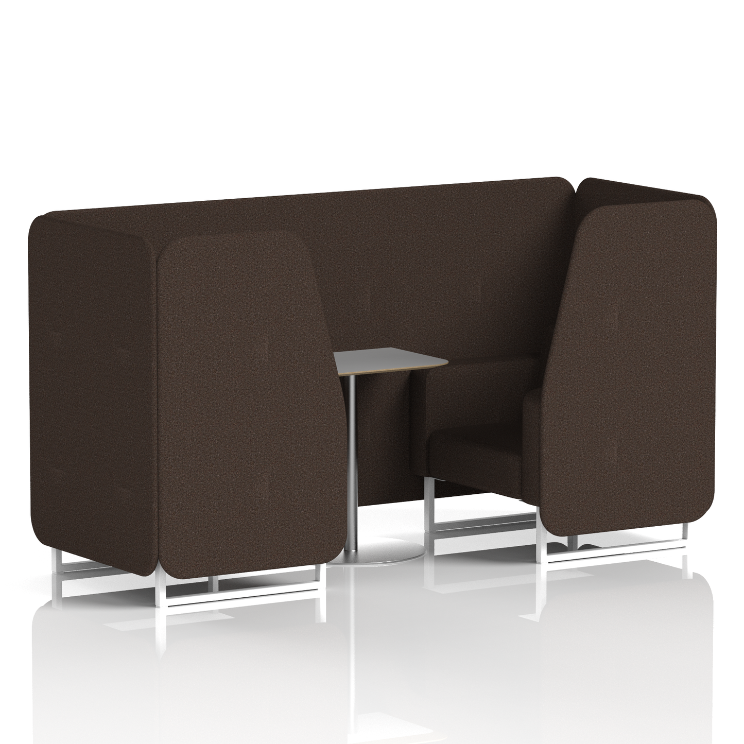 Brixworth Booth With Grey Table In Single Tone