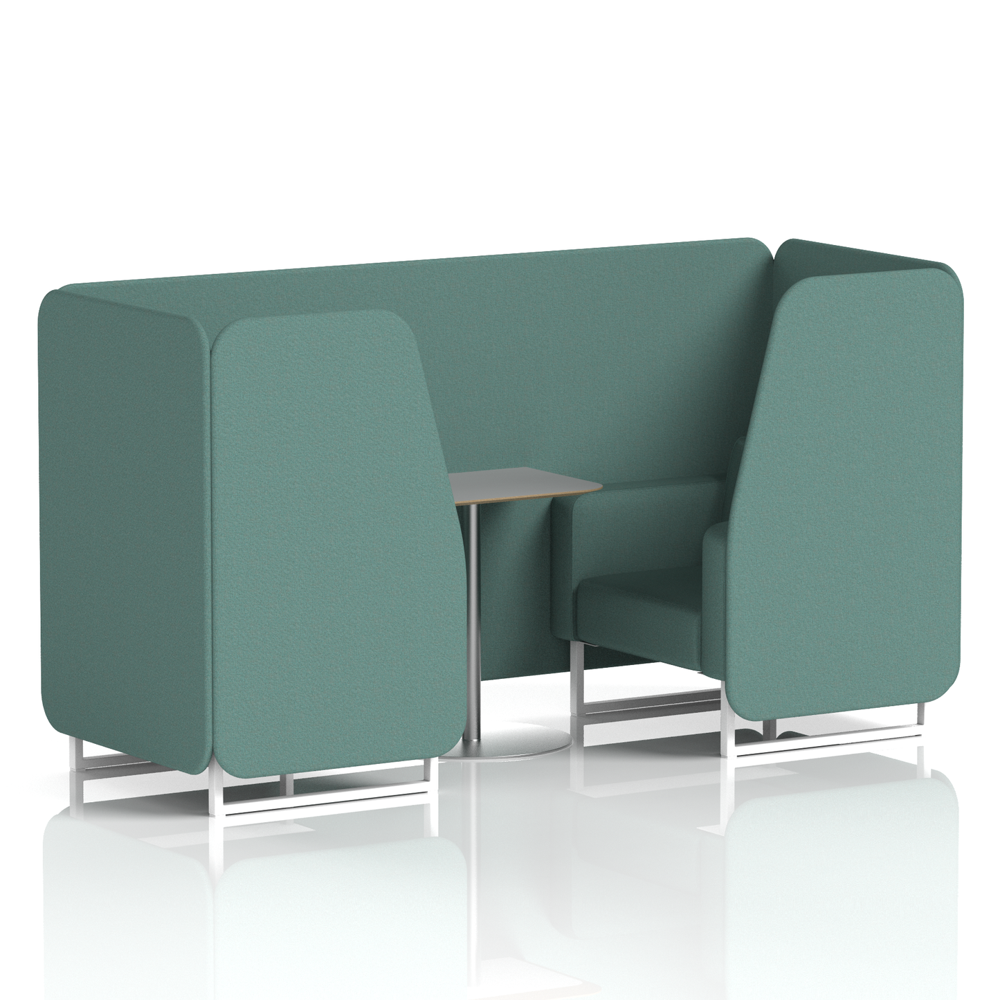 Brixworth Booth With Grey Table In Single Tone