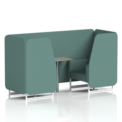 Brixworth Booth With Grey Table In Single Tone