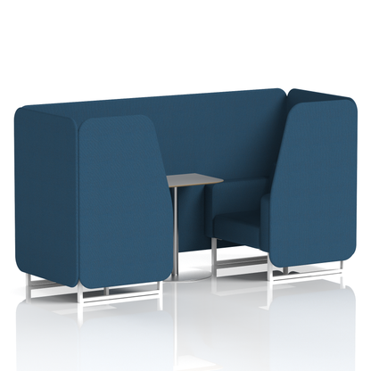 Brixworth Booth With Grey Table In Single Tone