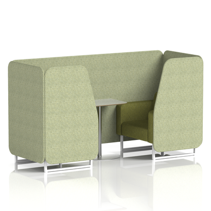 Brixworth Booth With Grey Table In Two Tone