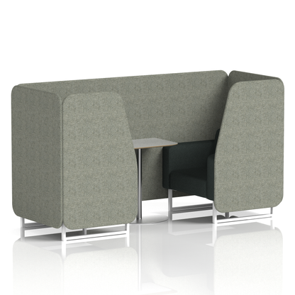 Brixworth Booth With Grey Table In Two Tone