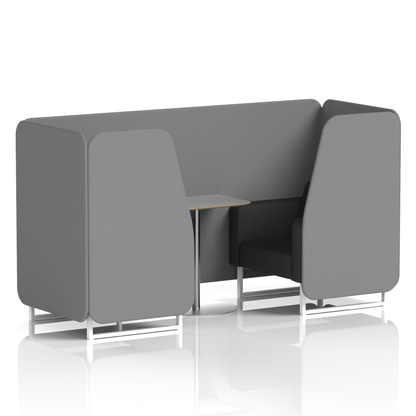 Brixworth Booth With Grey Table In Two Tone