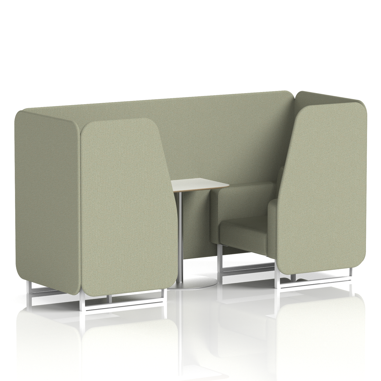 Brixworth Booth With White Table In Single Tone