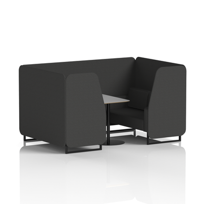 Brixworth Booth With Grey Table In Single Tone