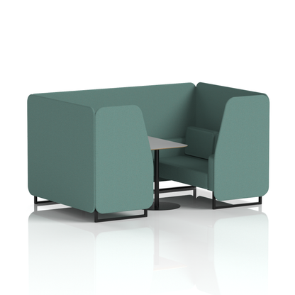 Brixworth Booth With Grey Table In Single Tone