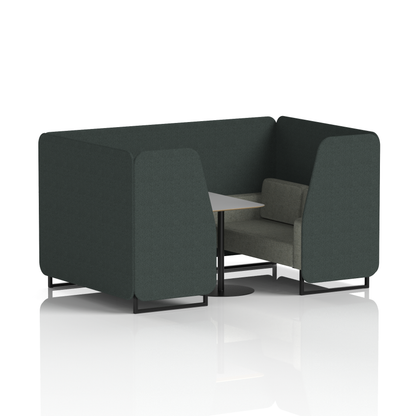 Brixworth Booth With Grey Table In Two Tone