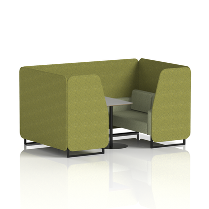 Brixworth Booth With Grey Table In Two Tone