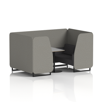 Brixworth Booth With Grey Table In Two Tone