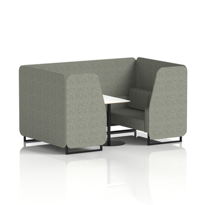 Brixworth Booth With White Table In Single Tone