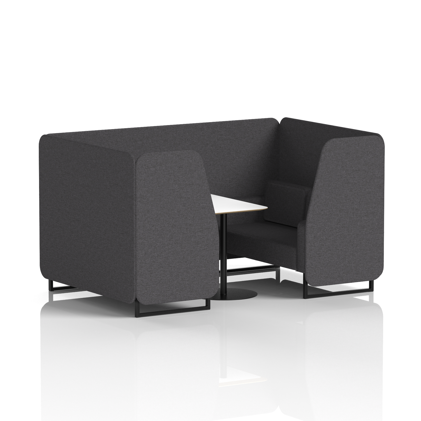 Brixworth Booth With White Table In Single Tone