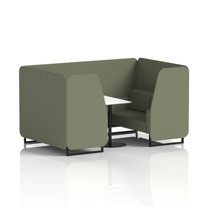 Brixworth Booth With White Table In Single Tone