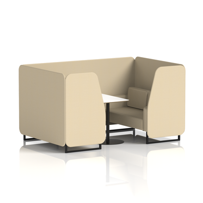 Brixworth Booth With White Table In Single Tone