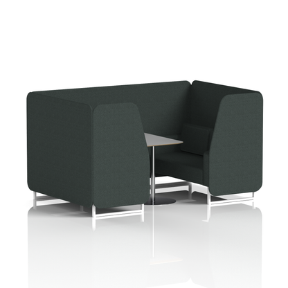 Brixworth Booth With Grey Table In Single Tone