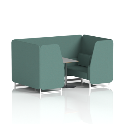 Brixworth Booth With Grey Table In Single Tone
