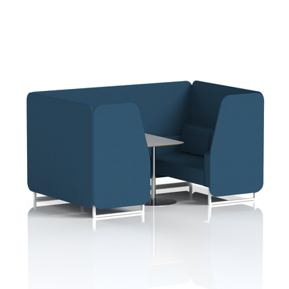 Brixworth Booth With Grey Table In Single Tone