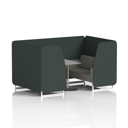 Brixworth Booth With Grey Table In Two Tone