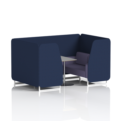 Brixworth Booth With Grey Table In Two Tone