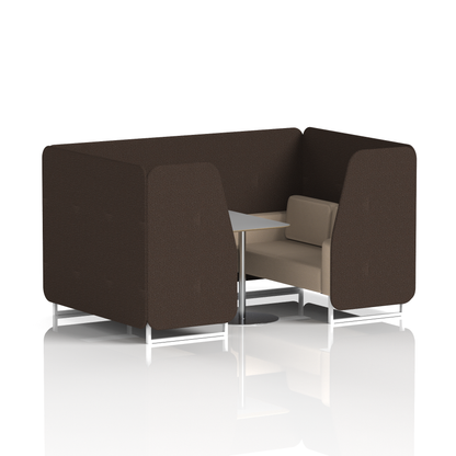 Brixworth Booth With Grey Table In Two Tone