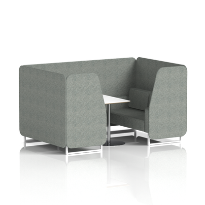 Brixworth Booth With White Table In Single Tone