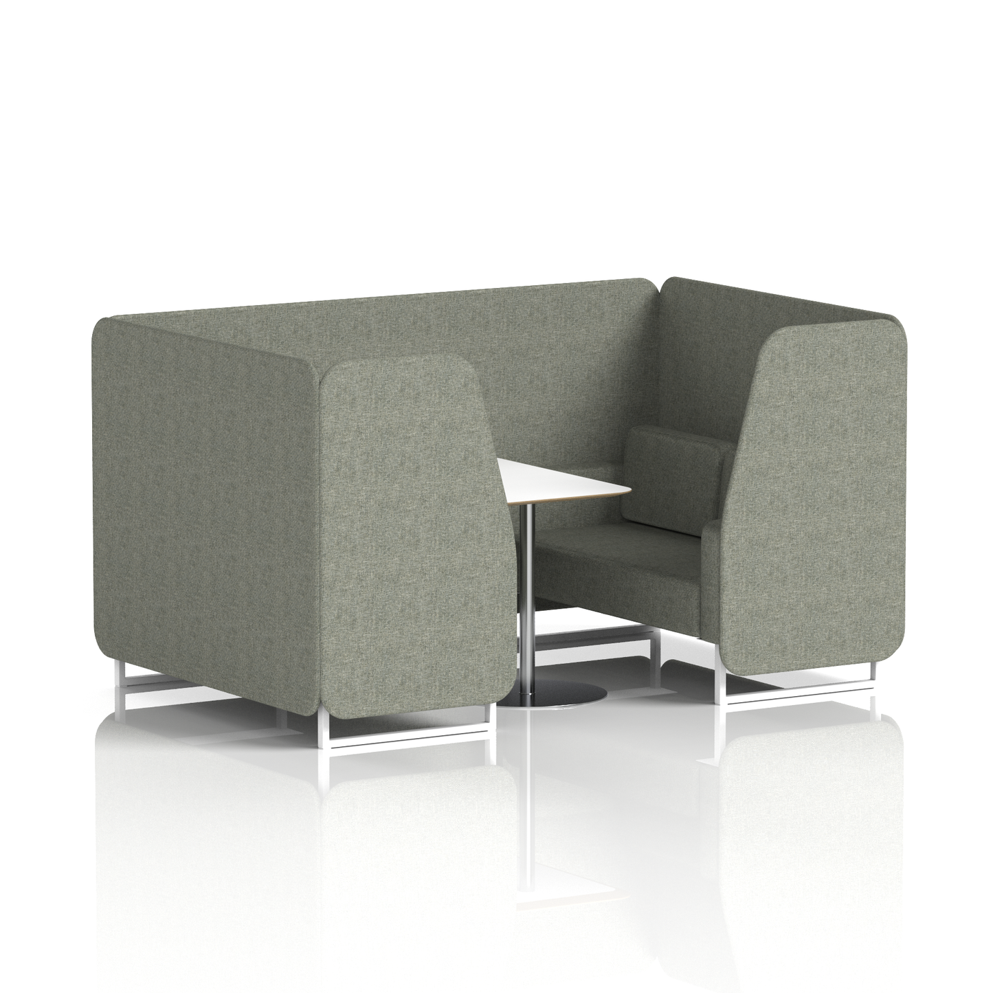 Brixworth Booth With White Table In Single Tone