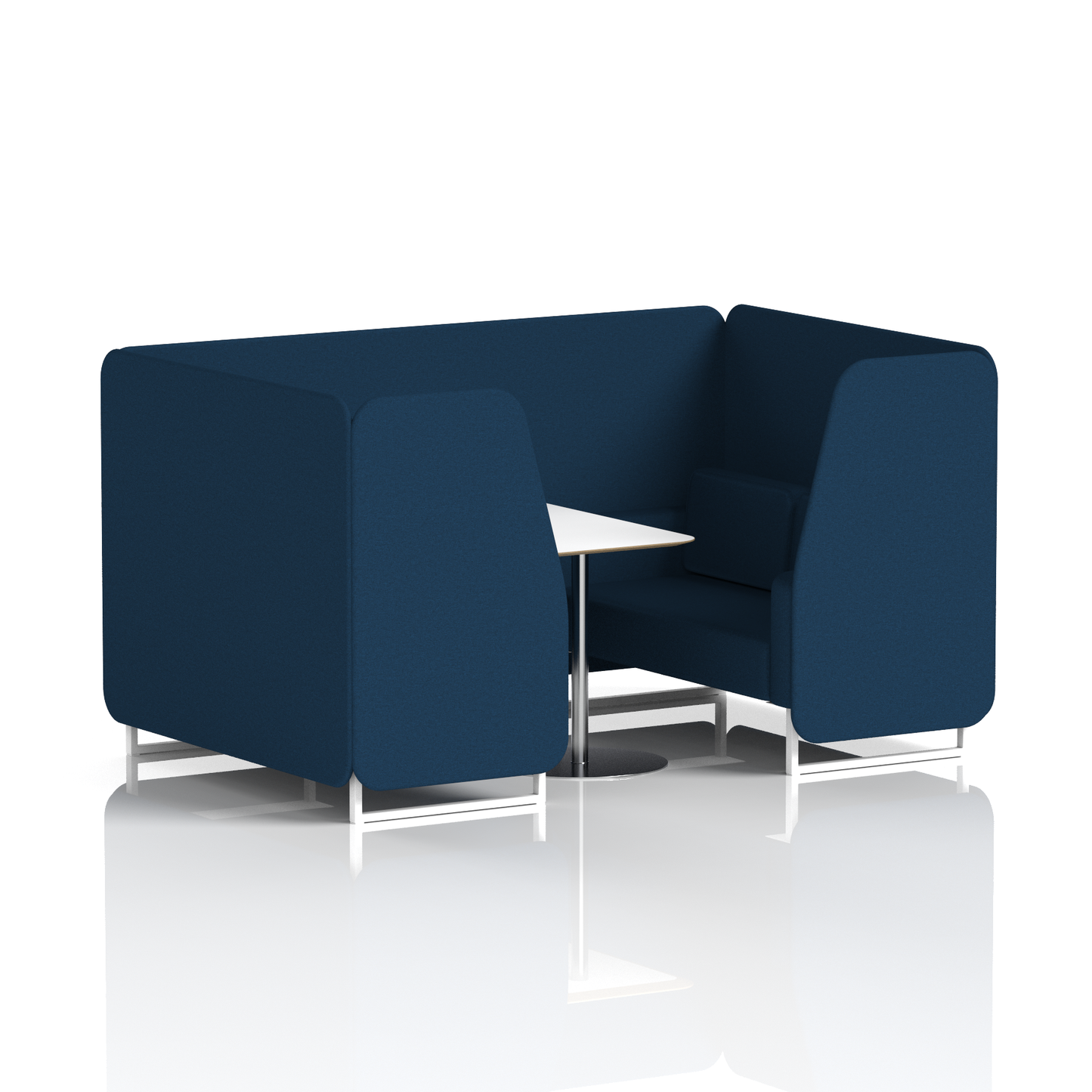 Brixworth Booth With White Table In Single Tone