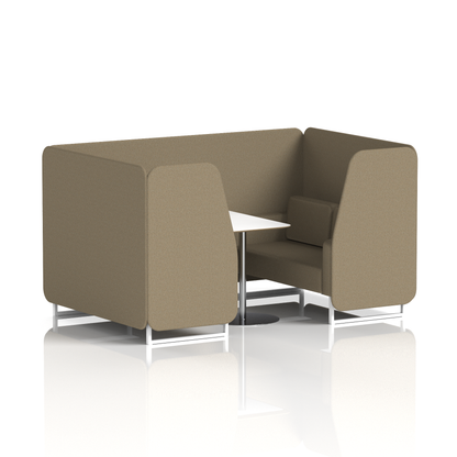 Brixworth Booth With White Table In Single Tone