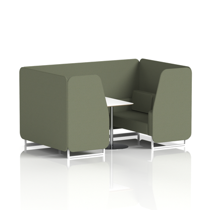 Brixworth Booth With White Table In Single Tone