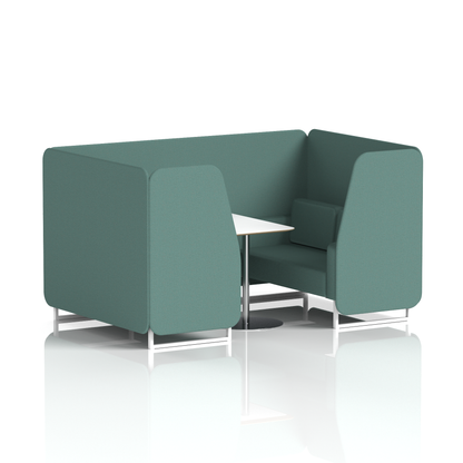 Brixworth Booth With White Table In Single Tone